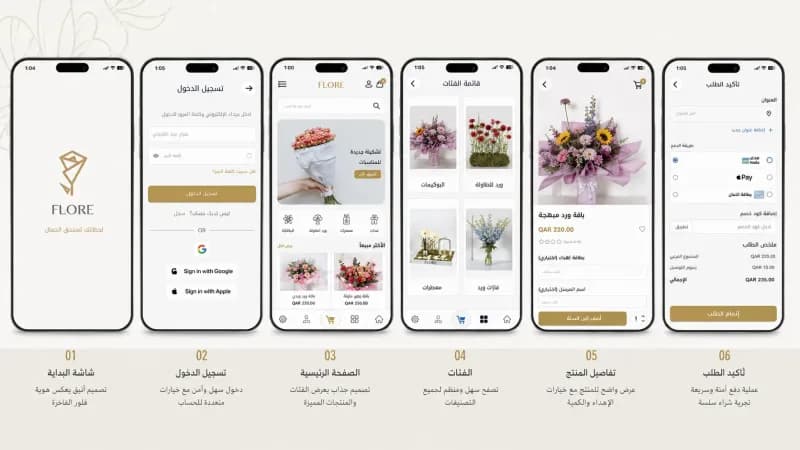 متجر فلور — الزهور والهدايا الفاخرة في قطر